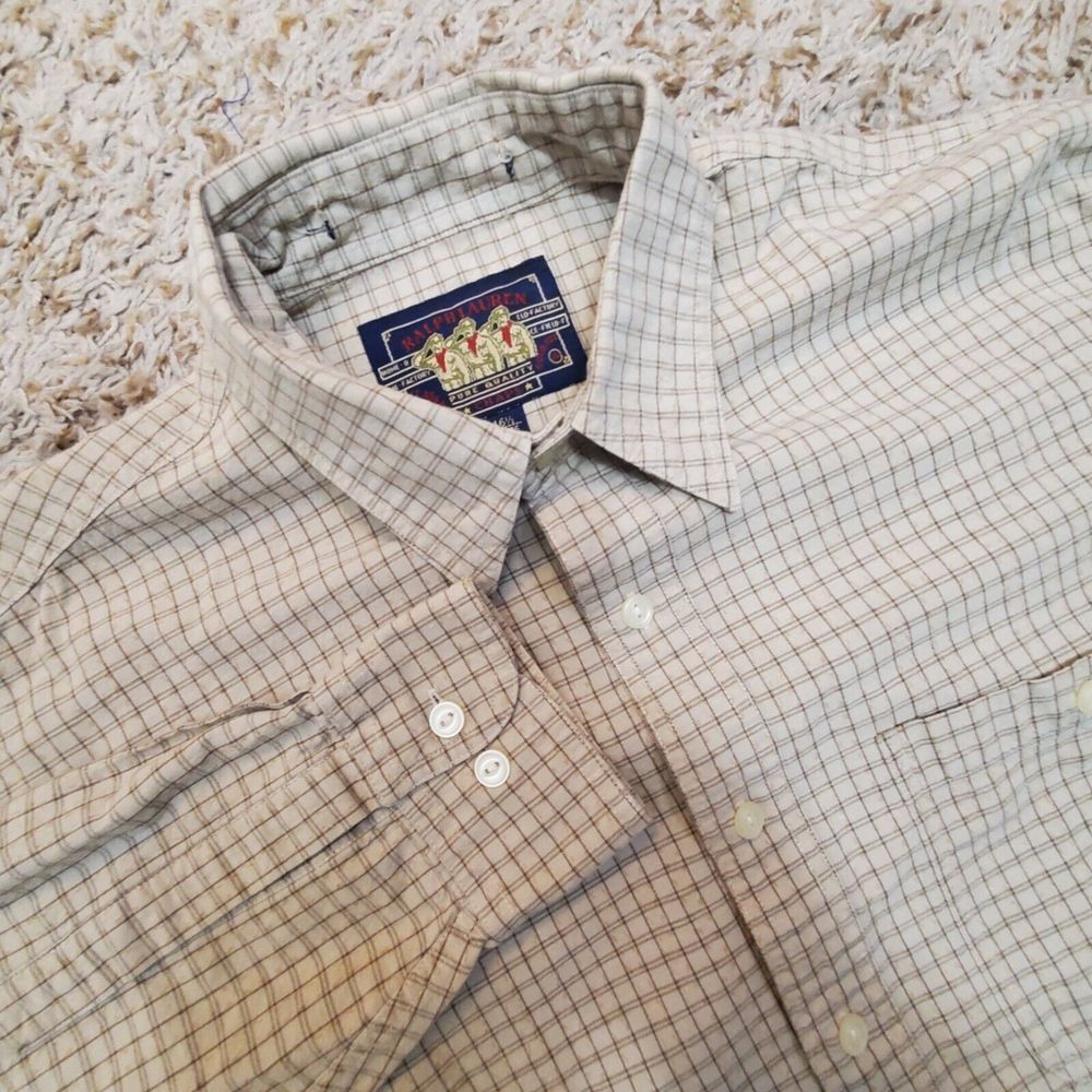Ralph Lauren Chaps Button Down Long Sleeve Size 16.5‎ 34-35